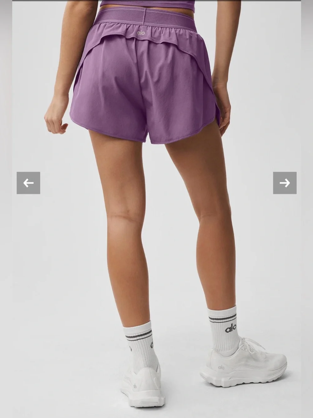 ALO Yoga Match Point Short Small Limited: Plum Kiss NWT